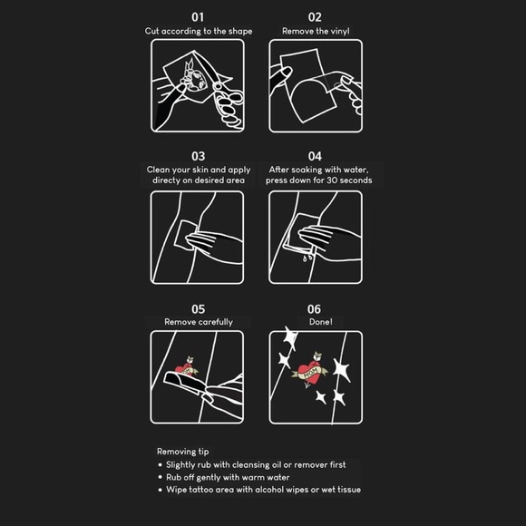 2set of kids temporary tattoo stickers 🍒 - Picture 4 of 8